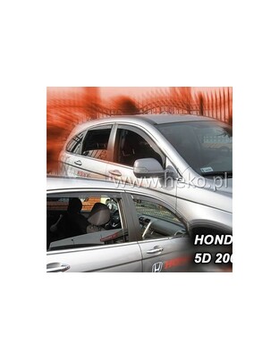 ΑΝΕΜΟΘΡΑΥΣΤΕΣ ΓΙΑ HONDA CR-V 3 5D 02/2007-2012 ΖΕΥΓΑΡΙ ΑΠΟ ΕΥΚΑΜΠΤΟ ΦΙΜΕ ΠΛΑΣΤΙΚΟ HEKO - 2 ΤΕΜ.