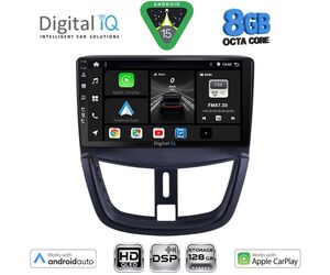 DIGITAL IQ BXF 7507_CPAA (9inc) MULTIMEDIA TABLET for PEUGEOT 207 mod. 2007-2014