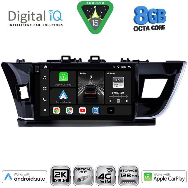 DIGITAL IQ BXK 20714BIG_CPAA (10inc) MULTIMEDIA TABLET for TOYOTA COROLLA mod. 2013-2016