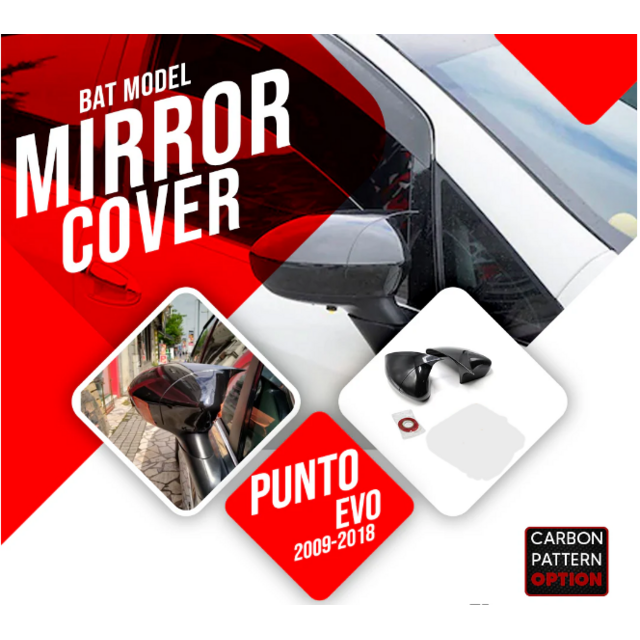 Καπάκια καθρεφτών batman - Fiat Punto Evo 2009-2018