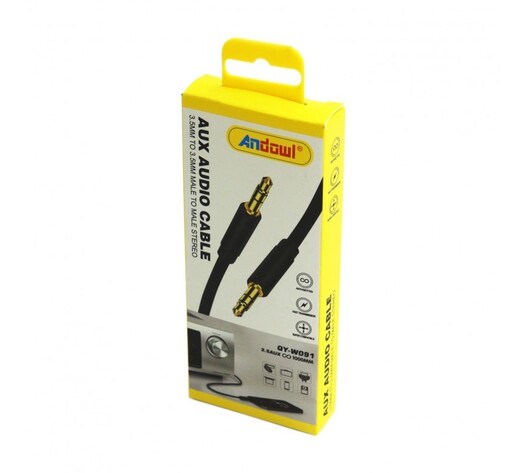 3.5AUX ΚΑΛΩΔΙΟ 1000mm ANDOWL QY-W091