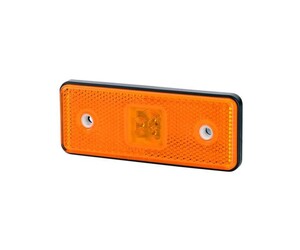ΦΩΣ ΟΓΚΟΥ ΑΝΑΚΛΑΣΤΙΚΟ  LD161 12/24V 3LED HORPOL ΠΟΡΤΟΚΑΛΙ 11 x 4 cm -1ΤΕΜ.