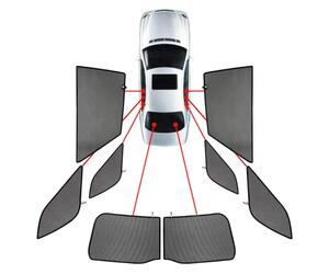 CarShades - ΚΟΥΡΤΙΝΑΚΙΑ  CAR SHADES ΓΙΑ MERCEDES E-KLAS W212 SW 2009+ - 8 ΤΕΜ. (PVC.MB-E-E-B)