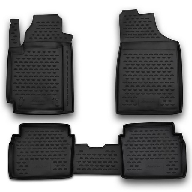 ΠΑΤΑΚΙΑ ΣΕ ΣΚΑΦΗ TPE ΛΑΣΤΙΧΟ ΓΙΑ HYUNDAI i10 2007-2014  ΣΕ ΜΑΥΡΟ ΧΡΩΜΑ NOVLINE - 4 ΤΕΜ.