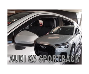 ΑΝΕΜΟΘΡΑΥΣΤΕΣ ΓΙΑ AUDI Q3 5D SPORTBACK 2020+ ΣΕΤ ΑΥΤΟΚΙΝΗΤΟΥ ΑΠΟ ΕΥΚΑΜΠΤΟ ΦΙΜΕ ΠΛΑΣΤΙΚΟ HEKO - 4 ΤΕΜ.