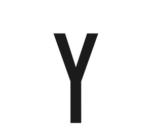 ΑΥΤΟΚΟΛΛΗΤΟ ΓΡΑΜΜΑ ΠΙΝΑΚΙΔΩΝ 60x30mm "Y"
