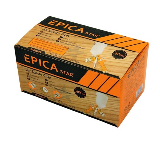ΠΙΣΤΟΛΙ ΑΕΡΟΣ ΒΑΦΗΣ ΑΝΩ ΔΟΧΕΙΟ 600ml EPICA STAR EP-50349