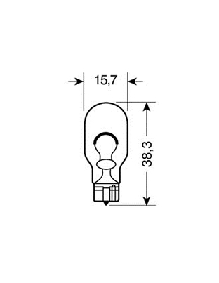 ΛΑΜΠΑΚΙΑ W16W 12V W2.1x9.5d