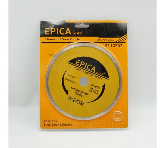 ΠΡΙΟΝΟΛΑΜΑ ΔΙΑΜΑΝΤΕ 180*7*22.23mm EPICA STAR TO-EP-10702