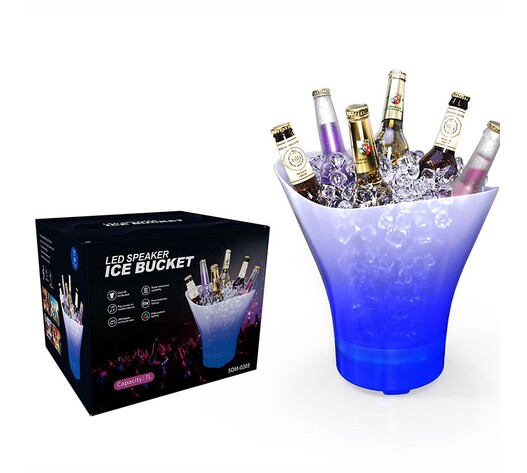 ΚΟΥΒΑΣ ΠΑΓΟΥ 5LT ΜΕ LED ΦΩΤΙΣΜΟ & ΗΧΕΙΟ BLUETOOTH 5W SJ-06084