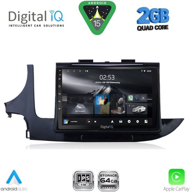 DIGITAL IQ RSD 1497_CPA (9inc) MULTIMEDIA TABLET for OPEL MOKKA mod. 2016-2021
