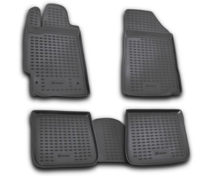 ΠΑΤΑΚΙΑ ΣΕ ΣΚΑΦΗ TPE ΛΑΣΤΙΧΟ ΓΙΑ TOYOTA CAMRY 07/2006-2011  ΣΕ ΑΝΘΡΑΚΙ ΣΚΟΥΡΟ ΓΚΡΙ ΧΡΩΜΑ NOVLINE - 4 ΤΕΜ.