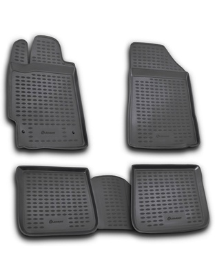 ΠΑΤΑΚΙΑ ΣΕ ΣΚΑΦΗ TPE ΛΑΣΤΙΧΟ ΓΙΑ TOYOTA CAMRY 07/2006-2011  ΣΕ ΑΝΘΡΑΚΙ ΣΚΟΥΡΟ ΓΚΡΙ ΧΡΩΜΑ NOVLINE - 4 ΤΕΜ.