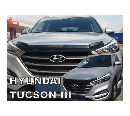 ΑΝΕΜΟΘΡΑΥΣΤΗΣ ΚΑΠΩ ΑΥΤΟΚΙΝΗΤΟΥ ΓΙΑ HYUNDAI TUCSON 3 2015+ ΑΠΟ ΕΥΚΑΜΠΤΟ ΦΙΜΕ ΠΛΑΣΤΙΚΟ HEKO - 1 ΤΕΜ.