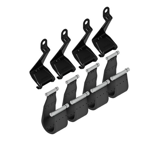 FIT-KIT ΑΚΡΑ (ΠΟΔΙΑ) ΓΙΑ ΜΠΑΡΕΣ SNAP ALU F-2 14cm ΜΟΝΟ ΓΙΑ DACIA DUSTER (RAILINGS) NORDRIVE - 4 TEM
