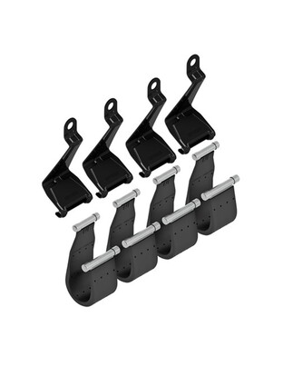 FIT-KIT ΑΚΡΑ (ΠΟΔΙΑ) ΓΙΑ ΜΠΑΡΕΣ SNAP ALU F-2 14cm ΜΟΝΟ ΓΙΑ DACIA DUSTER (RAILINGS) NORDRIVE - 4 TEM