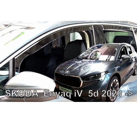 ΑΝΕΜΟΘΡΑΥΣΤΕΣ ΓΙΑ SKODA ENYAQ 5D 2020+ ΣΕΤ ΑΥΤΟΚΙΝΗΤΟΥ ΑΠΟ ΕΥΚΑΜΠΤΟ ΦΙΜΕ ΠΛΑΣΤΙΚΟ HEKO - 4 ΤΕΜ.