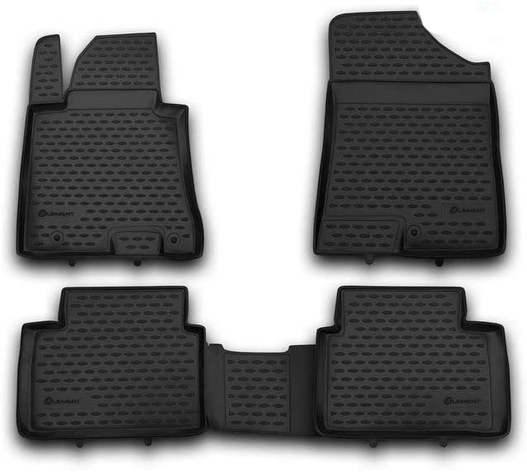 ΠΑΤΑΚΙΑ ΣΕ ΣΚΑΦΗ TPE ΛΑΣΤΙΧΟ ΓΙΑ HYUNDAI i30 3D / 5D 03/2012-2017  ΣΕ ΜΑΥΡΟ ΧΡΩΜΑ NOVLINE - 4 ΤΕΜ.