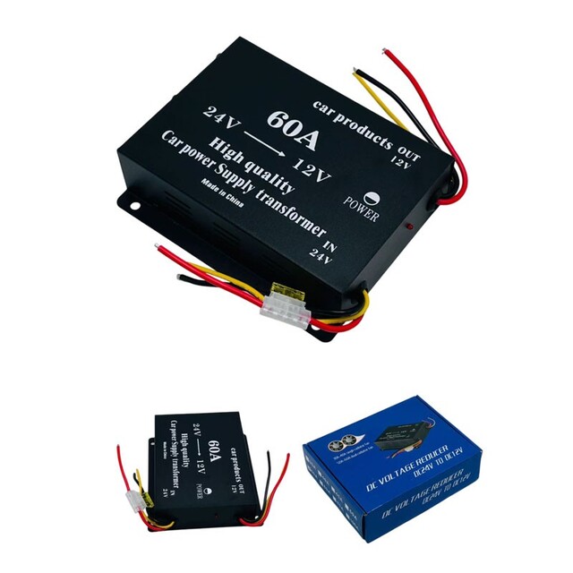 ΜΕΤΑΣΧΗΜΑΤΙΣΤΗΣ ΑΥΤΟΚΙΝΗΤΟΥ 60A ΑΠΟ 24V ΣΕ 12V PT-05239