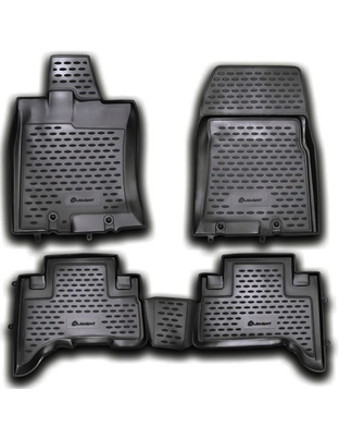 ΠΑΤΑΚΙΑ ΣΕ ΣΚΑΦΗ TPE ΛΑΣΤΙΧΟ ΓΙΑ TOYOTA FJ-CRUISER 2006+  ΣΕ ΑΝΘΡΑΚΙ ΣΚΟΥΡΟ ΓΚΡΙ ΧΡΩΜΑ NOVLINE - 4 ΤΕΜ.