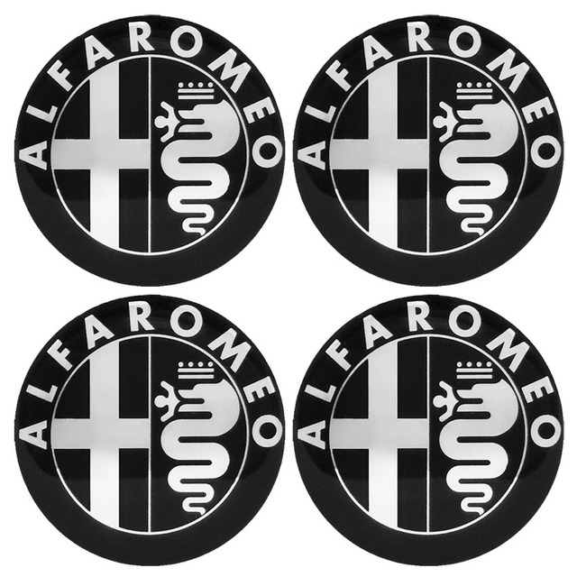 Αυτοκόλλητα για κέντρο ζάντας - Alfa Romeo
