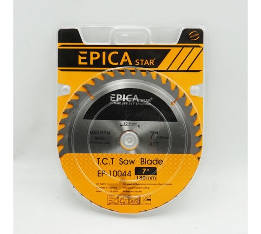 T.C.T SAW BLADE 180mm EPICA STAR TO-EP-10044