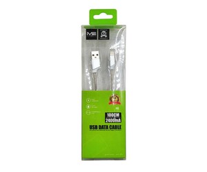 ΚΑΛΩΔΙΟ ΔΕΔΟΜΕΝΩΝ USB ΣΕ LIGHTNING iOS 1000cm 2400mA M2
