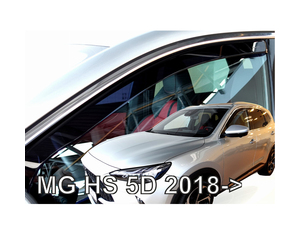 ΑΝΕΜΟΘΡΑΥΣΤΕΣ ΓΙΑ MG HS 5D 2018+ ΖΕΥΓΑΡΙ ΑΠΟ ΕΥΚΑΜΠΤΟ ΦΙΜΕ ΠΛΑΣΤΙΚΟ HEKO - 2 ΤΕΜ