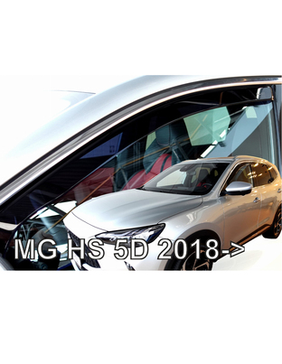 ΑΝΕΜΟΘΡΑΥΣΤΕΣ ΓΙΑ MG HS 5D 2018+ ΖΕΥΓΑΡΙ ΑΠΟ ΕΥΚΑΜΠΤΟ ΦΙΜΕ ΠΛΑΣΤΙΚΟ HEKO - 2 ΤΕΜ