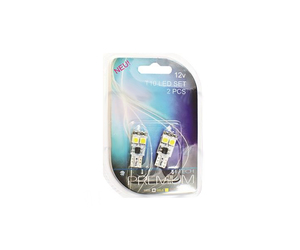 ΛΑΜΠΑ W5W 4xSMD 5050 CANBUS 12V ΛΕΥΚΗ 2ΤΕΜ