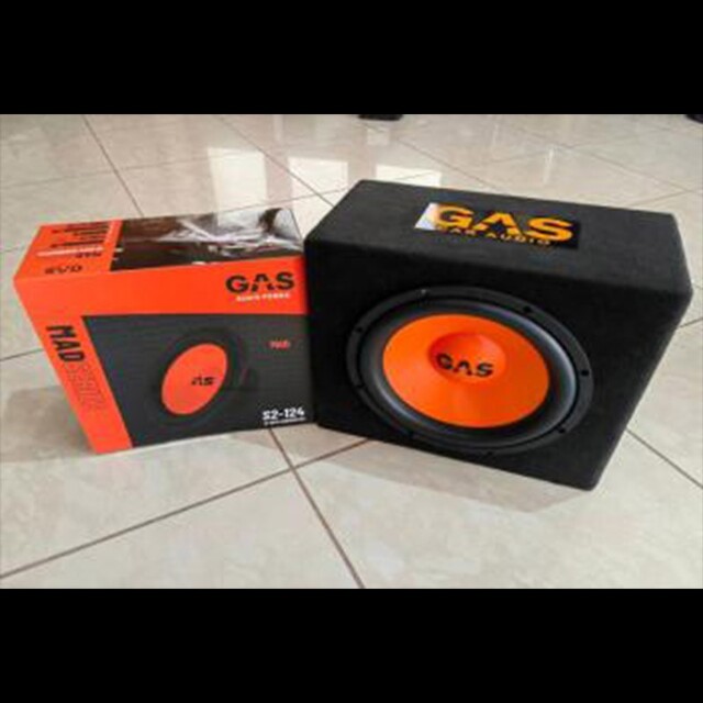Subwoofer αυτοκινήτου Enclosure 1x12" 32Lt 600W Gas Audio MADS124C