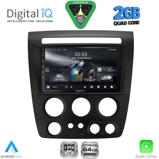 DIGITAL IQ RSD 1218_CPA (9inc) MULTIMEDIA TABLET for HUMMER H3 mod. 2005-2009