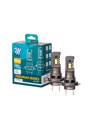 M-Tech - Λάμπες LED H7 τάση λειτουργίας 12V απόδοσης 35W 6.000K 4.000lm CANBUS CSP3570 Premium Smart Series κάλυψη 360 μοιρών για Προτζέκτορες για Επιβατικά Αυτοκίνητα - 2 τεμ. (LSPS7H7)