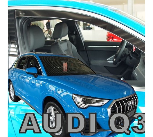 ΑΝΕΜΟΘΡΑΥΣΤΕΣ ΓΙΑ AUDI Q3 5D 2018-2021 ΖΕΥΓΑΡΙ ΑΠΟ ΕΥΚΑΜΠΤΟ ΦΙΜΕ ΠΛΑΣΤΙΚΟ HEKO - 2 ΤΕΜ.