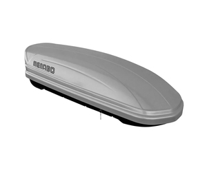 Menabo – Μπαγκαζιέρα Οροφής Mania 460 Silver Ασημί Γυαλιστερή 460L για Επιπλέον Αποσκευές Ταξιδιού – 1 Τεμ. (3440/MB)