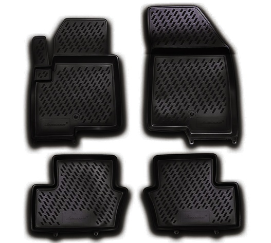ΠΑΤΑΚΙΑ ΣΕ ΣΚΑΦΗ TPE ΛΑΣΤΙΧΟ ΓΙΑ JEEP COMPASS 5D 2011-2016  ΣΕ ΜΑΥΡΟ ΧΡΩΜΑ NOVLINE - 4 ΤΕΜ.