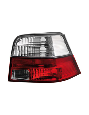 Φανάρια Πισινά για DECTANE VW Golf IV 97-04 (Κόκκινο/Κρύσταλλο)