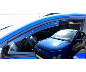 ΑΝΕΜΟΘΡΑΥΣΤΕΣ ΓΙΑ HYUNDAI BAYON 5D 2021+  ΣΕΤ ΑΥΤΟΚΙΝΗΤΟΥ ΑΠΟ ΕΥΚΑΜΠΤΟ ΦΙΜΕ ΠΛΑΣΤΙΚΟ HEKO - 4 ΤΕΜ.