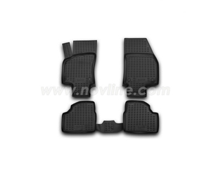 ΠΑΤΑΚΙΑ ΣΕ ΣΚΑΦΗ TPE ΛΑΣΤΙΧΟ ΓΙΑ OPEL ASTRA H 03/2004-04/2010  ΣΕ ΜΑΥΡΟ ΧΡΩΜΑ NOVLINE - 4 ΤΕΜ.