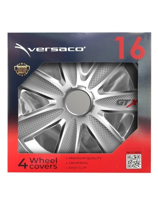 Amio - ΤΑΣΙΑ 16" VERSACO GTX SILVER CARBON - ΣΕΤ 4 ΤΕΜ. ΣΕ ΚΟΥΤΙ (2680/AM)