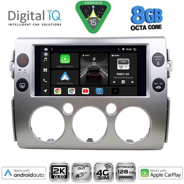 DIGITAL IQ BXK 20717_CPAA (9inc) MULTIMEDIA TABLET for TOYOTA FJ CRUISER mod. 2007-2022