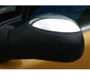 ΚΑΠΑΚΙΑ ΚΑΘΡΕΠΤΩΝ ΓΙΑ CITROEN C2 HB 3D 2003-2009 /C3/PEUGEOT 206/1007 ΧΡΩΜΙΟ 2 ΤΕΜ. ΜΕΤΑΛΛΙΚΑ