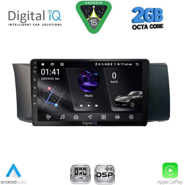 DIGITAL IQ RSF 4669_CPA (9inc) MULTIMEDIA TABLET for TOYOTA GT86 - SUBARU BRZ mod. 2012-2024
