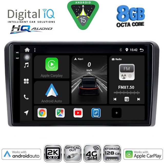 DIGITAL IQ BXK 20139A_CPAA (9inc) MULTIMEDIA TABLET for FIAT PANDA mod. 2003-2012