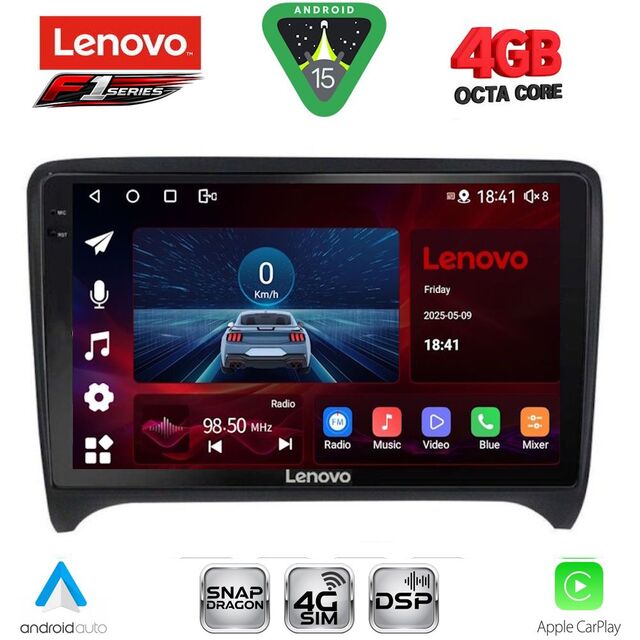 LENOVO SSQ 9009_CPA (9inc) MULTIMEDIA TABLET for AUDI TT  mod. 2007-2015