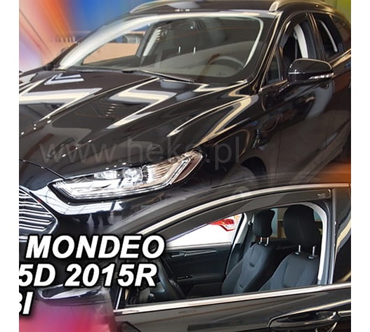 ΑΝΕΜΟΘΡΑΥΣΤΕΣ ΓΙΑ FORD MONDEO MK5 5D HTB / WAGON 2015+ ΖΕΥΓΑΡΙ ΑΠΟ ΕΥΚΑΜΠΤΟ ΦΙΜΕ ΠΛΑΣΤΙΚΟ HEKO - 2 ΤΕΜ.