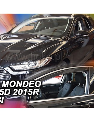 ΑΝΕΜΟΘΡΑΥΣΤΕΣ ΓΙΑ FORD MONDEO MK5 5D HTB / WAGON 2015+ ΖΕΥΓΑΡΙ ΑΠΟ ΕΥΚΑΜΠΤΟ ΦΙΜΕ ΠΛΑΣΤΙΚΟ HEKO - 2 ΤΕΜ.