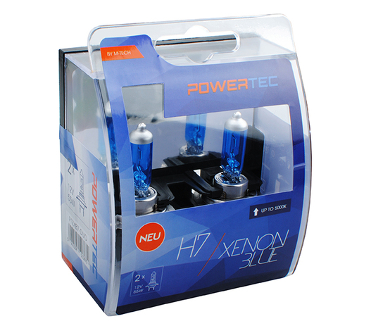 H7 12V 55W PX26d 5.000K-6000K POWERTEC XENON BLUE 2ΤΕΜ. M-TECH