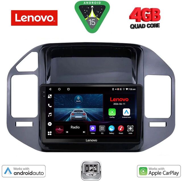 LENOVO LVE 8444BL_CPAA (9inc) MULTIMEDIA TABLET for MITSUBISHI PAJERO mod. 1999-2006