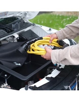 Rati - Frunk Dacia Spring 2021-2024, Dacia Spring 2024> πρακτικός Εμπρός Αποθηκευτικός Χώρος 20L για Καλώδια Φόρτισης και Καθημερινή Οργάνωση Ηλεκτρικών ΙΧ - 1 Τεμ. (V01943/RT)
